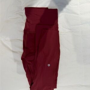lululemon athletica Burgundy Leggings